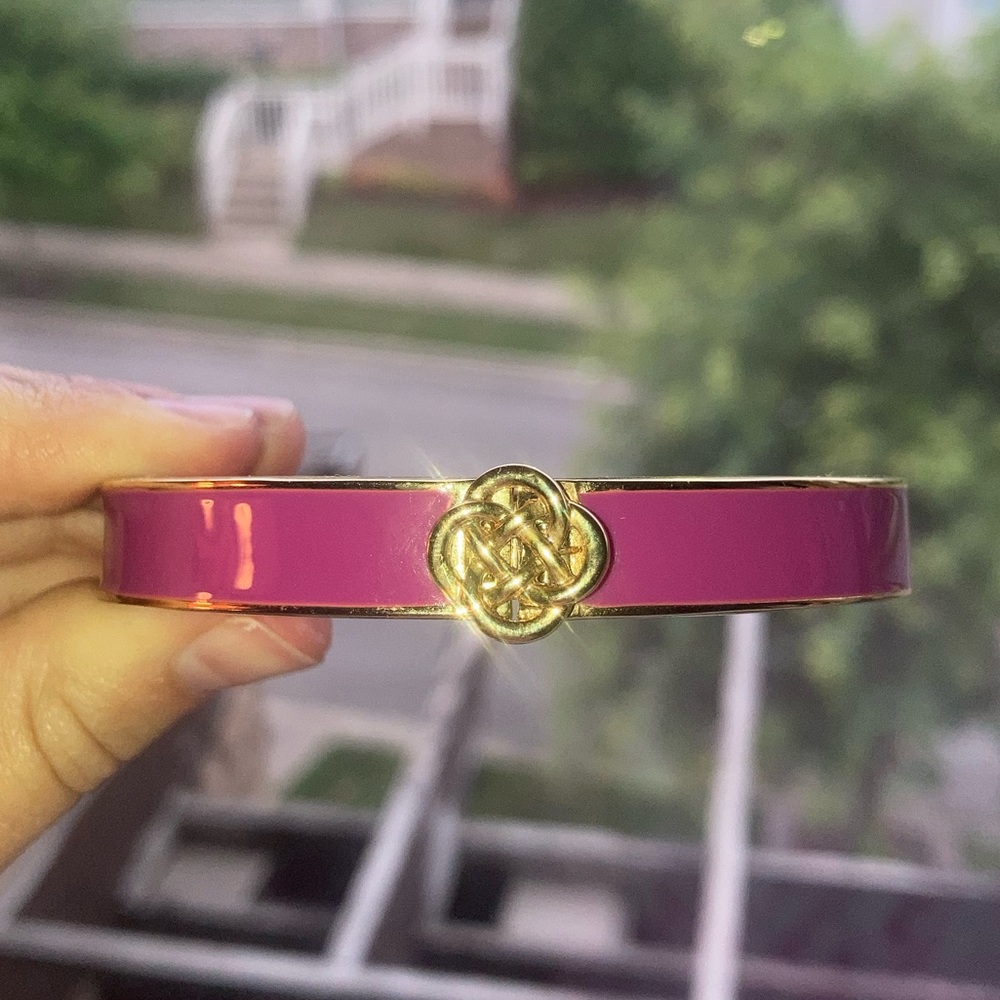 Stella And Dot Hinge Bracelet - Violet And Gold